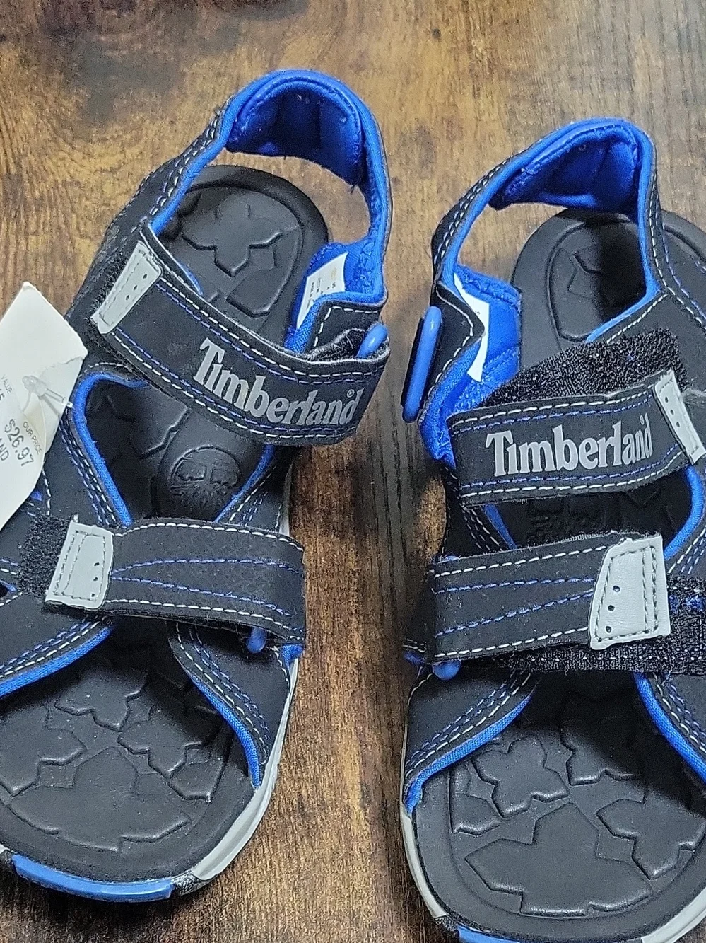 Timberland Kids' Blue & Black Outdoor Sandals